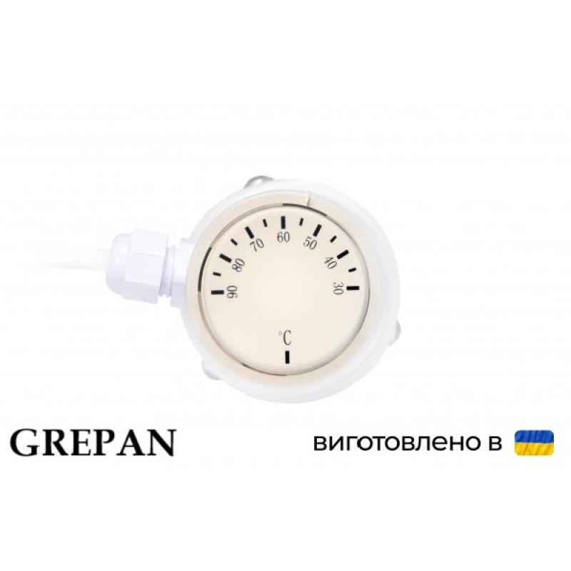 ТЕН для чавунних радіаторів з механічним терморегулятором 1 1/4'', 2,0 кВт - Фото 1