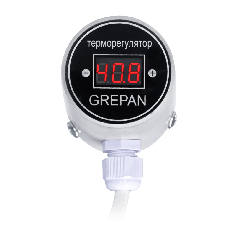 ТЕН для радіатора з електронним терморегулятором 1,2 кВт (1") - Фото 1