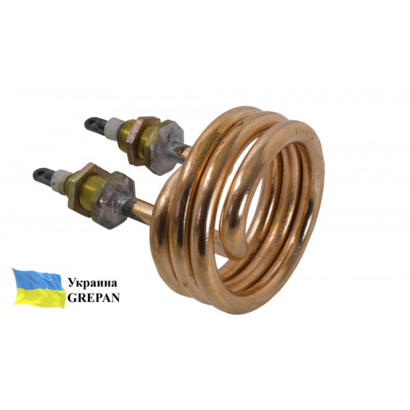 ТЕН мідний для дистилятора, 2,0 кВт/220В, М16 - Фото 2