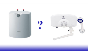 Проточний нагрівач чи Бойлер?