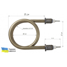 Котловой ТЭН, 2,0 кВт, нержавейка, М22