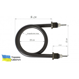 ТЭН котловой 2,0 кВт, черный 