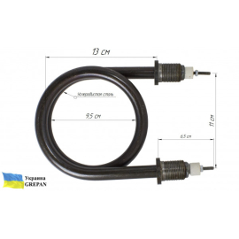 Котловой ТЭН для КПЭ-160, 3,5 кВт, угл. сталь (черн.), М22