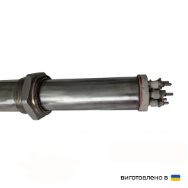 Керамический сухой ТЭН в оболочке из нержавеющей стали и колбе (Под заказ)