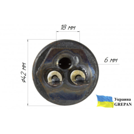 Автомобильный ТЭН для тосола, 220 В/2,0 кВт, нержавейка, 1"