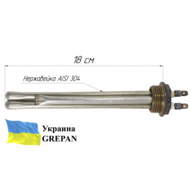 Автомобильный ТЭН для тосола, 220 В/2,0 кВт, нержавейка, 1"