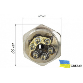 Блок-ТЭН (нержавейка) 6,0 кВт; 1,5"