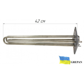 Блок-ТЕН (нержавійка) 6,0 кВт 220/380B на стальній пластині