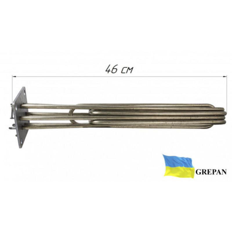 Блок-ТЭН (нержавейка) 15,0 кВт 220/380 В на стальной пластине - Фото 1