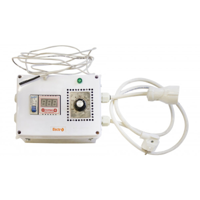 Блок управління: контроль потужності та температури до 3 кВт (без індикатора напруги та сили струму)