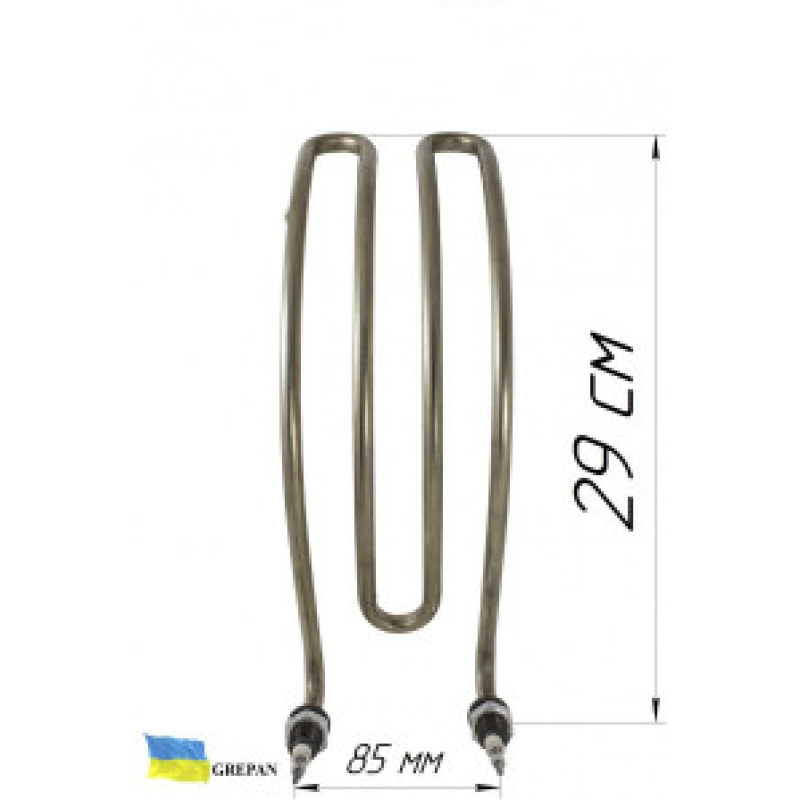 ТЕН для шаурми, нержавійка, 2,0 кВт - Фото 4