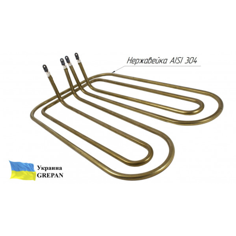 ТЕН для марміту комплект, нержавійка, КЕТ-0,12 (КЭТ-0,12), 3,0 кВт, №5 - Фото 1