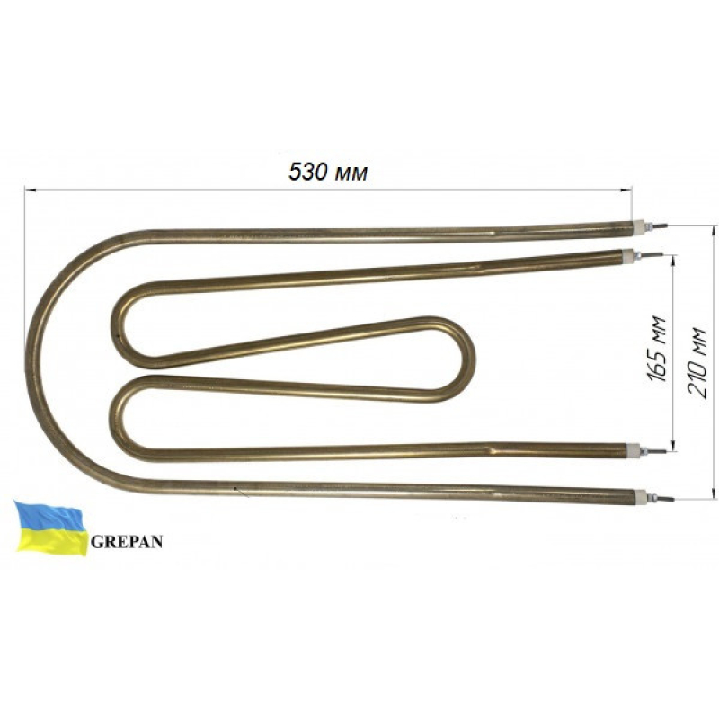 ТЕН для марміта 1,5+1,5кВт - Фото 1