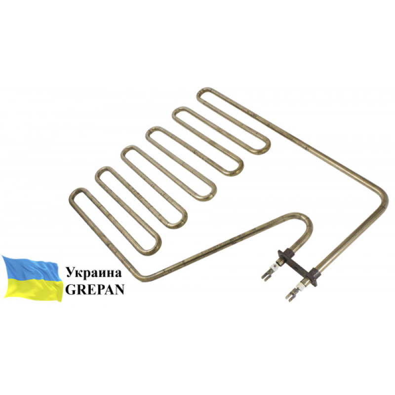 ТЕН для сауни, нержавійка 2,5 кВт, 430х330, 6 ріжків - Фото 2