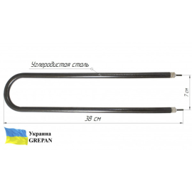 ТЕН для повітря, П-образний, вуглецева сталь,1,0 кВт