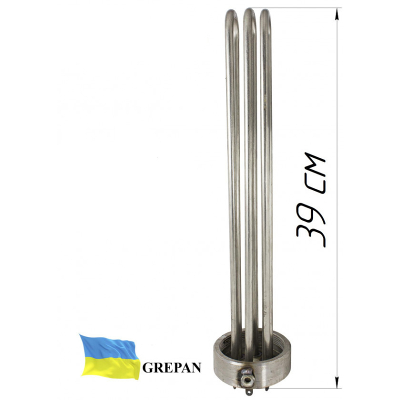 Блок-ТЕН для електрокотла ЕКО-2 (ЭКО-2), 6,0 кВт, нержавійка, 2,5'' внутрішня різьба