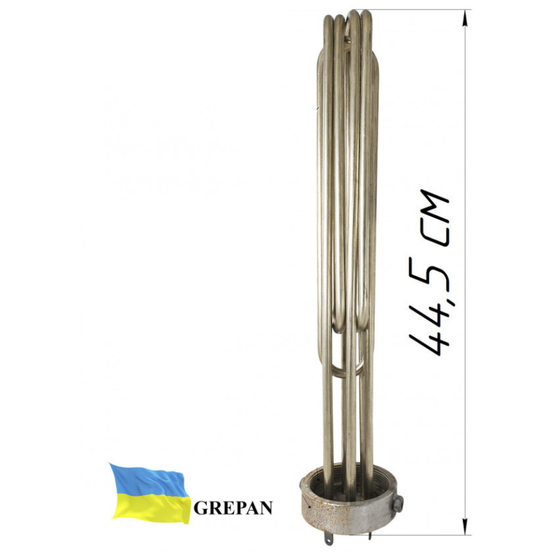 Блок-ТЕН для електрокотла ЕКО-2 (ЭКО-2), 15,0 кВт, нержавійка, 2,5'' внутрішня різьба 