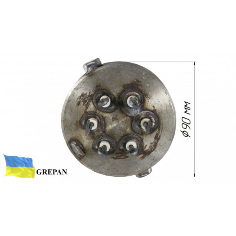 Блок-ТЕН для електрокотла ЕКО-2 (ЭКО-2), 15,0 кВт, нержавійка, 2,5'' внутрішня різьба  - Фото 2