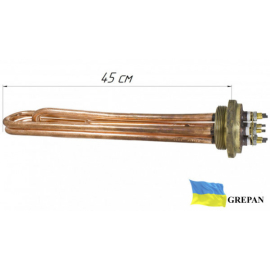 Блок-ТЭН медный 9,0 кВт 2"
