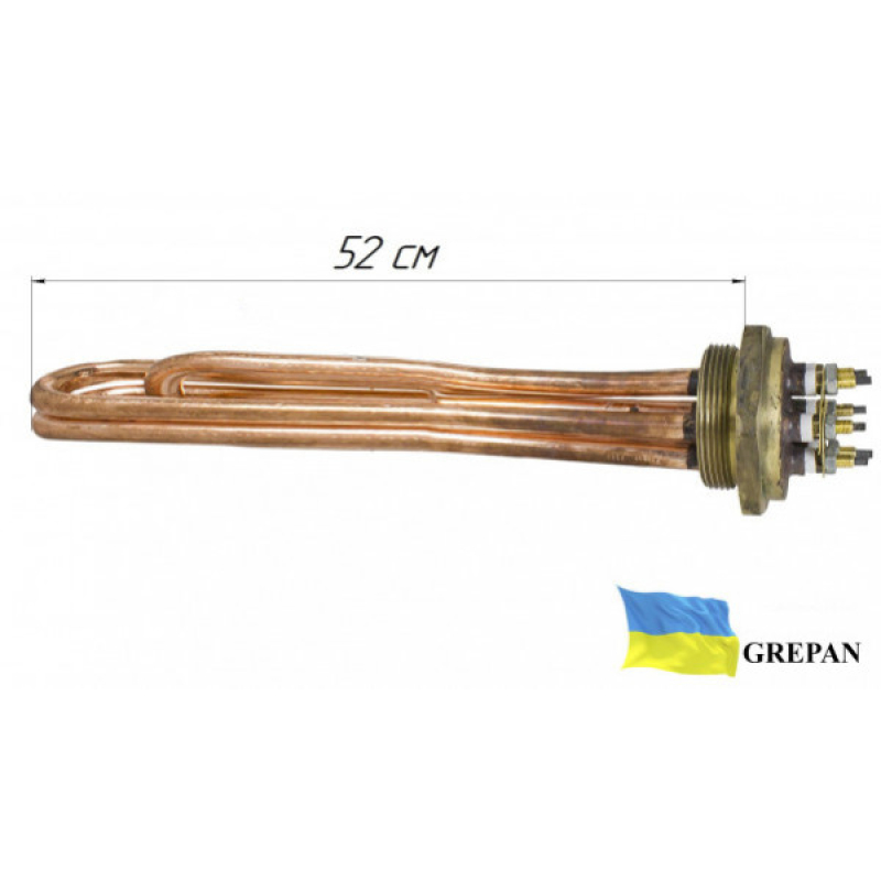 Блок-ТЕН мідний, 15,0 кВт 2" - Фото 1