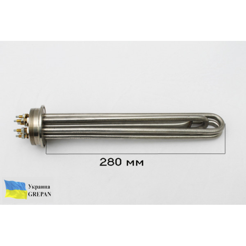 Блок-ТЕН нержавіючий на кламповому з'єднанні 2,0", 3,0 кВт - Фото 5