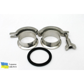 Блок-ТЕН нержавіючий на кламповому з'єднанні 2,0", 3,0 кВт