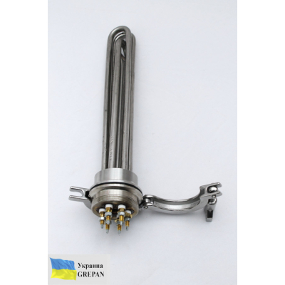 Блок-ТЕН нержавіючий на кламповому з'єднанні 2,0", 4,5 кВт