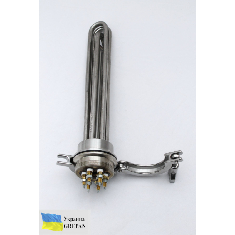 Блок-ТЕН нержавіючий на кламповому з'єднанні 2,0", 4,5 кВт