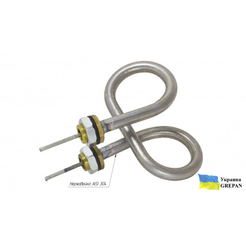 ТЭН нержавейка, 1,0кВт, "бабочка" - Фото 3