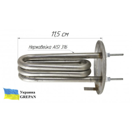 ТЕН для бойлеру Атмор (Atmor), нержавійка, 3,5 кВт/220 В (76 мм)