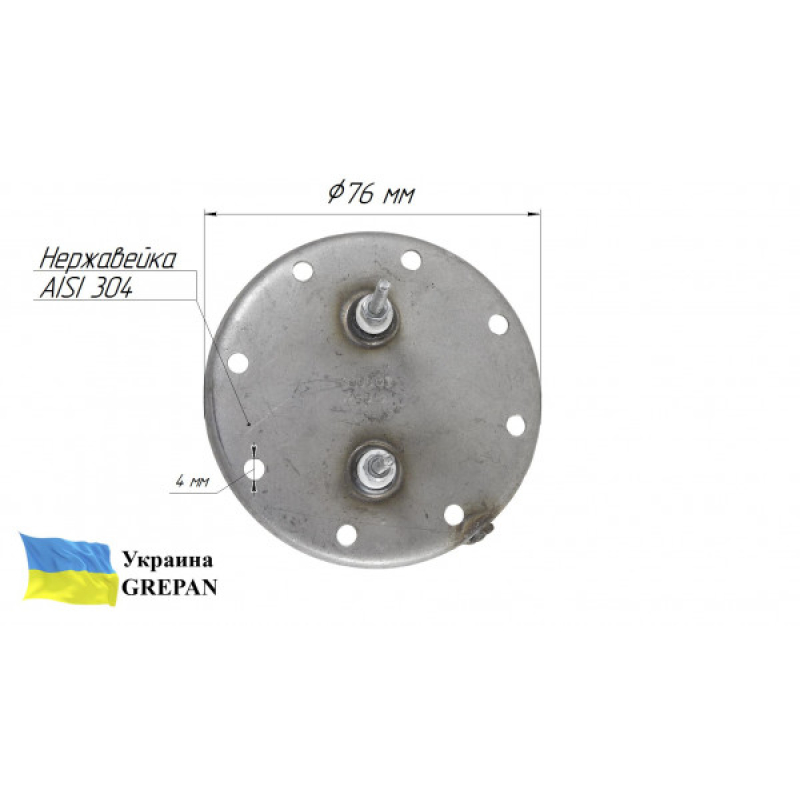 ТЕН для бойлеру Атмор (Atmor), нержавійка, 3,5 кВт/220 В (76 мм) - Фото 4