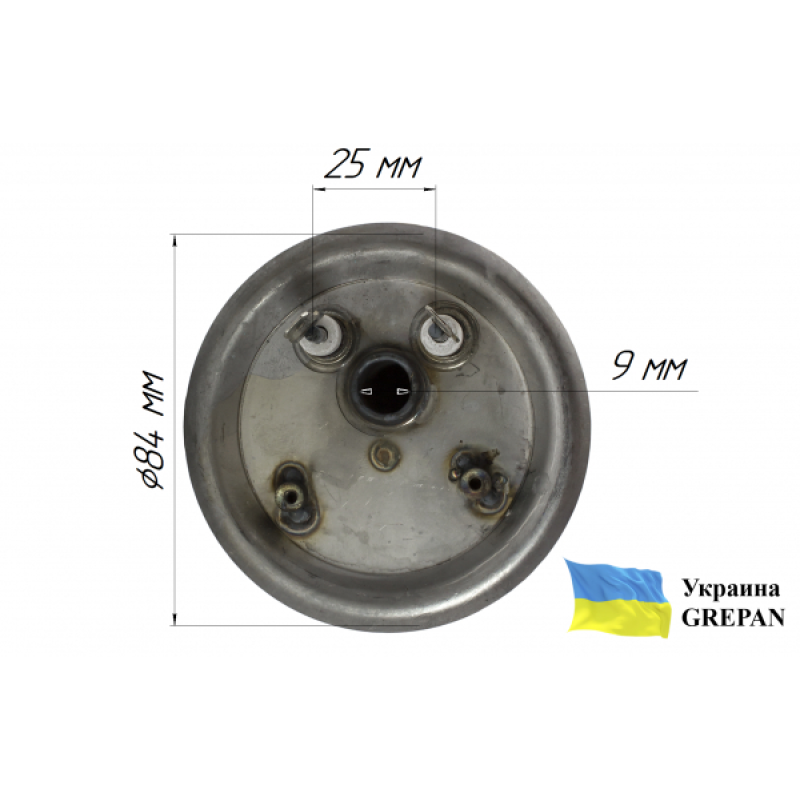 ТЭН для бойлера нержавеющий, 1.5 кВт, №29 - Фото 3