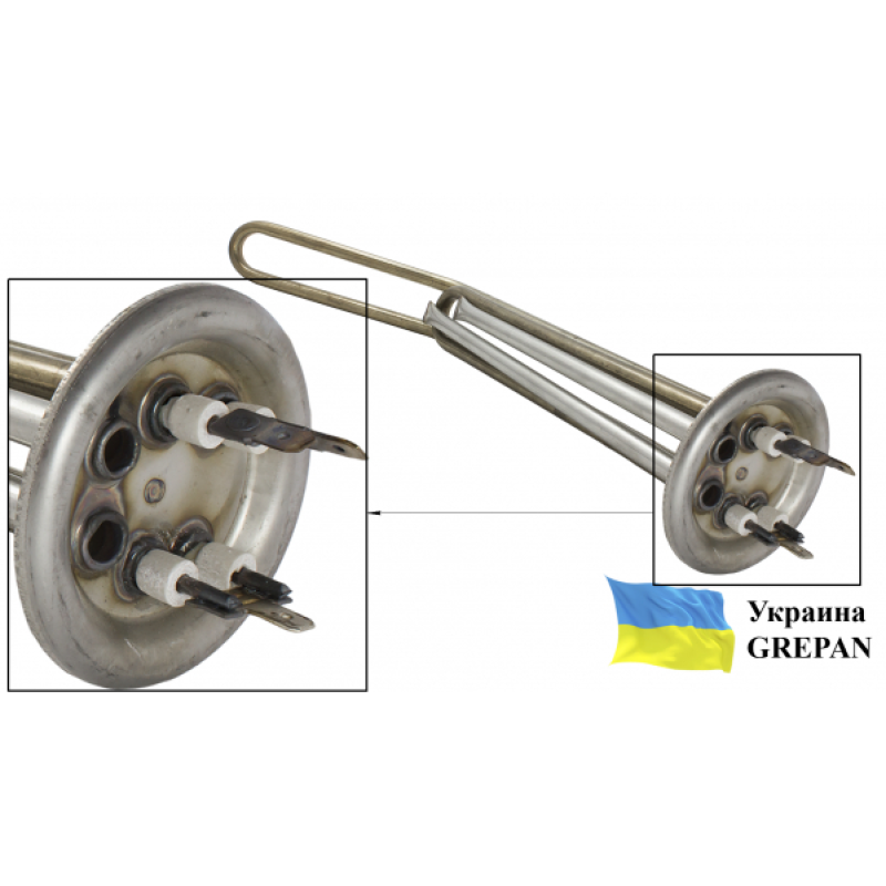 ТЭН для бойлера нержавеющий, 2,0 кВт, №23 - Фото 2