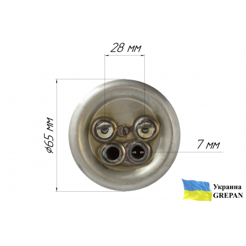 ТЕН для бойлера нержавіючий, 1,0 кВт, №30 - Фото 3