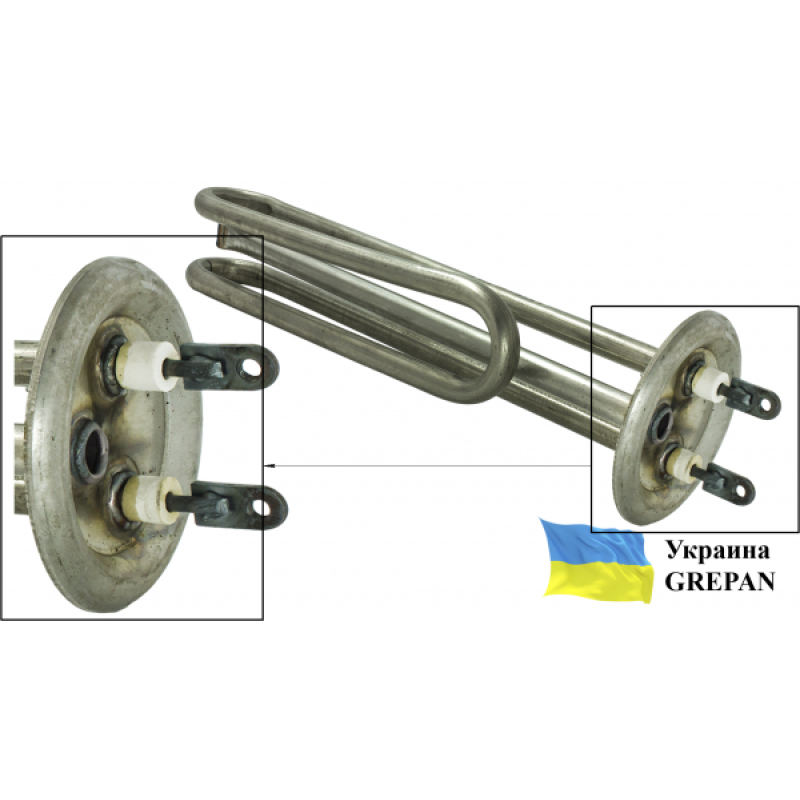 ТЕН для бойлера нержавіючий, 2,0 кВт, №39 - Фото 2