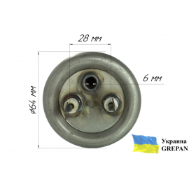 ТЭН для бойлера нержавеющий, 1,5 кВт, №38