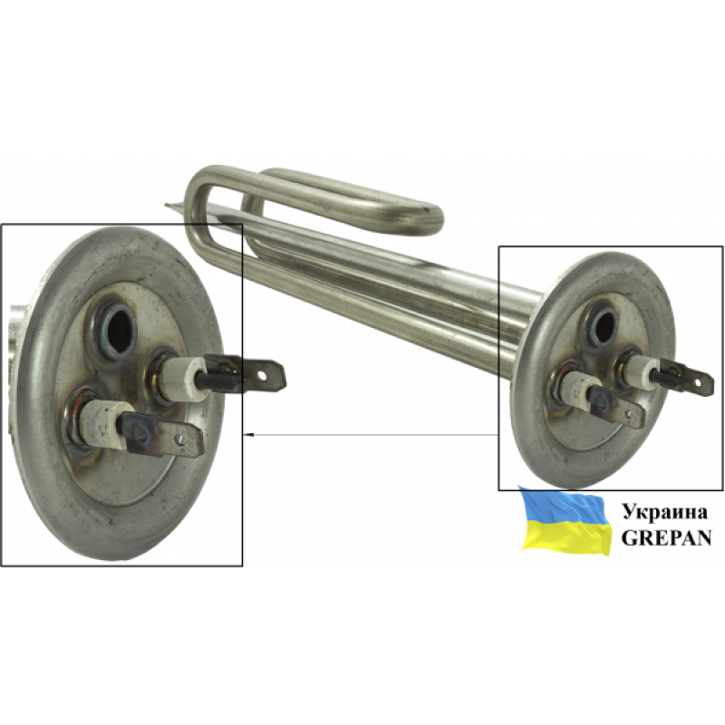 ТЭН для бойлера нержавеющий, 1,5 кВт, №38 - Фото 2