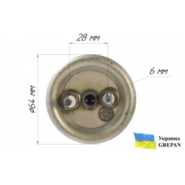 ТЕН для бойлера нержавіючий, 2,3 кВт, №17