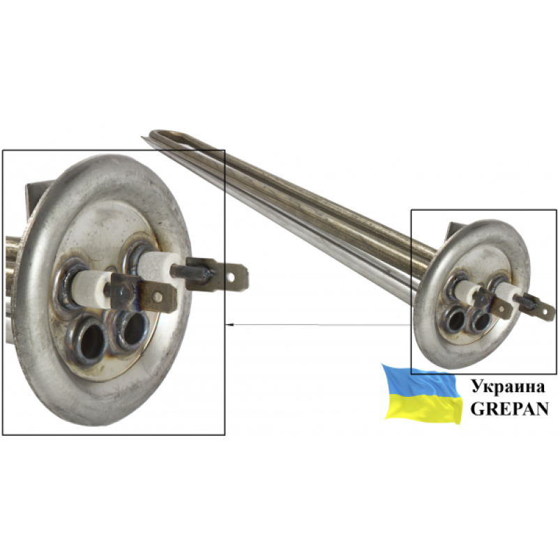ТЕН для бойлера нержавіючий,1,5 кВт, №16 - Фото 2