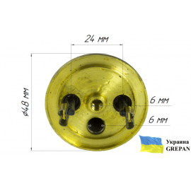 ТЭН для бойлера Ariston нержайвека, 1,5 кВт (фланец 48 мм для круглого фланца бойлера)