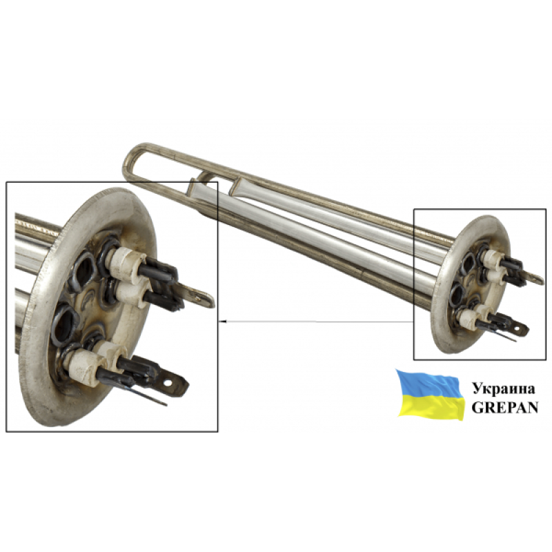 ТЕН для бойлера нержавіючий, 2,0 кВт, №4 - Фото 3