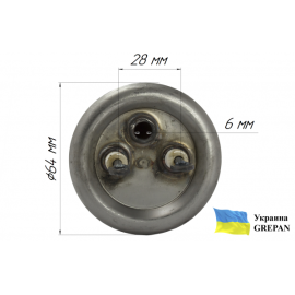 ТЕН для бойлера нержавіючий, 1,0 кВт, №10