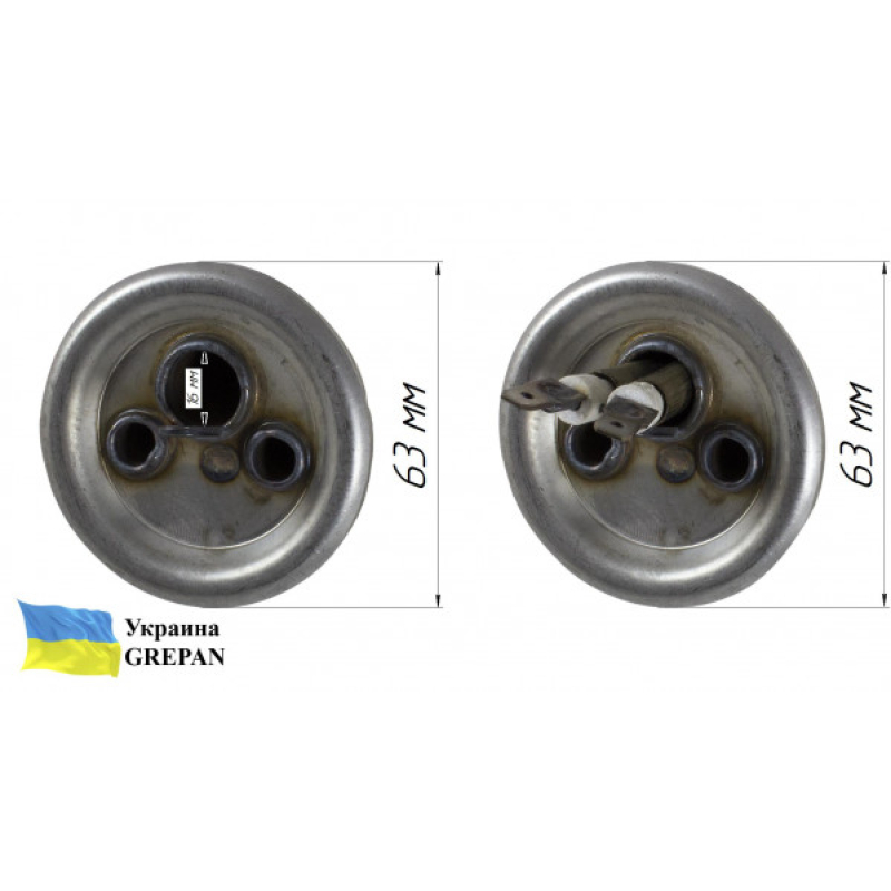 Фланец для бойлера Electrolux (3 трубки) - Фото 2