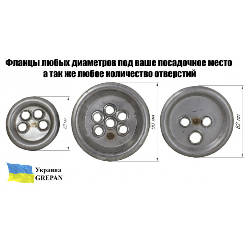 Фланец для бойлера Electrolux (3 трубки) - Фото 3