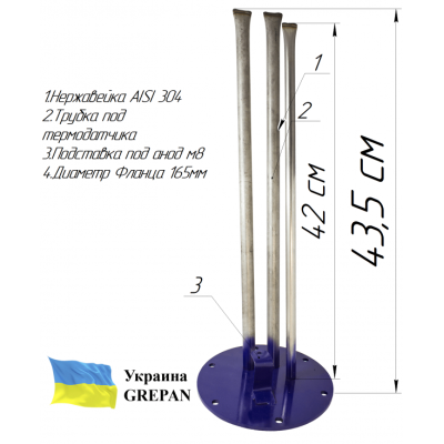 Фланець для сухих ТЕНів в Gorenje