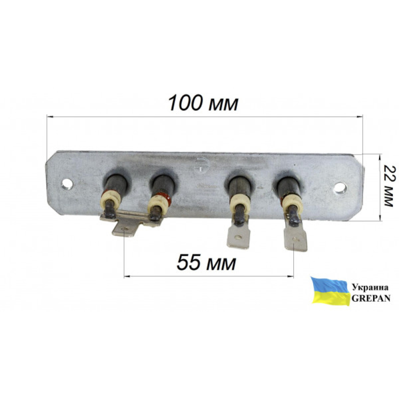 ТЕН для духовки  Beko, нержавійка, 3,5 кВт - Фото 3