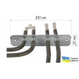 ТЕН для духовки De Luxe, нержавійка, 2,2 кВт