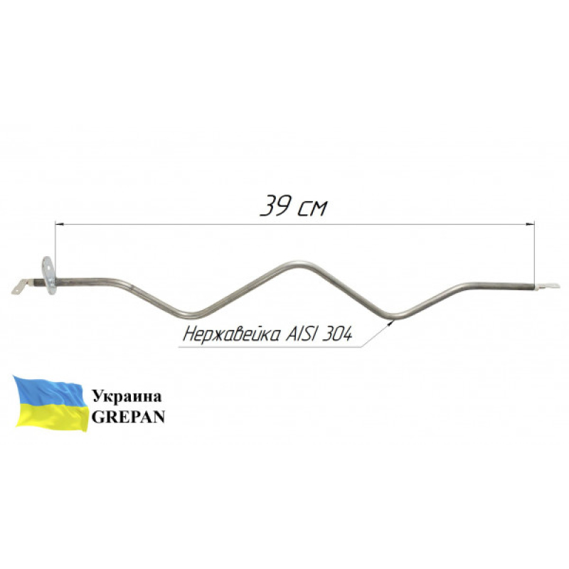 ТЭН для духовки EFBA , нержавейка, 0,35 кВт - Фото 2