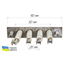 ТЭН для духовки Beko, нержавейка, 2,4 кВт