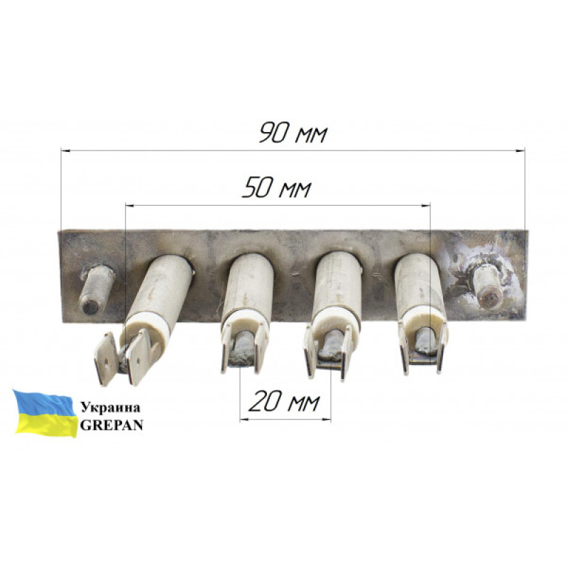 ТЭН для духовки Beko, нержавейка, 2,4 кВт - Фото 3